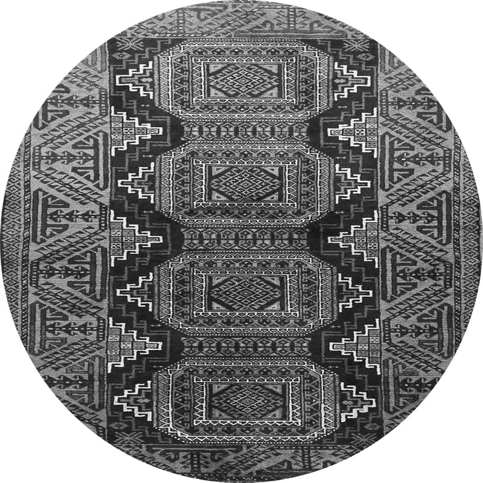 Square Persian Gray Traditional Rug, tr1736gry