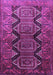 Machine Washable Persian Purple Traditional Area Rugs, wshtr1736pur