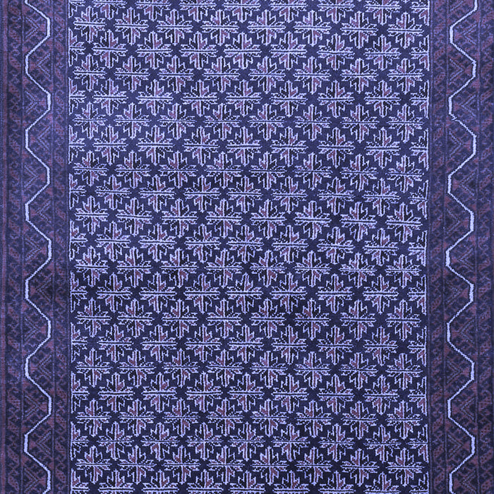 Machine Washable Persian Blue Traditional Rug, wshtr1737blu