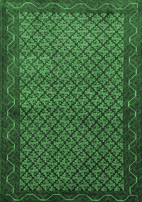 Persian Emerald Green Traditional Rug, tr1737emgrn