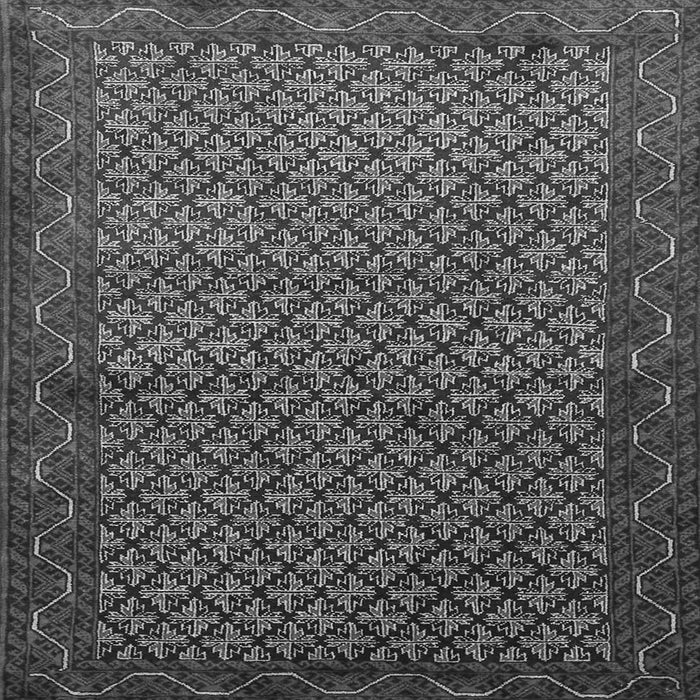 Serging Thickness of Persian Gray Traditional Rug, tr1737gry