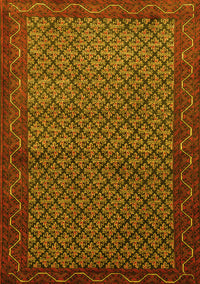 Persian Yellow Traditional Rug, tr1737yw