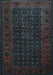 Machine Washable Persian Light Blue Traditional Rug, wshtr1738lblu