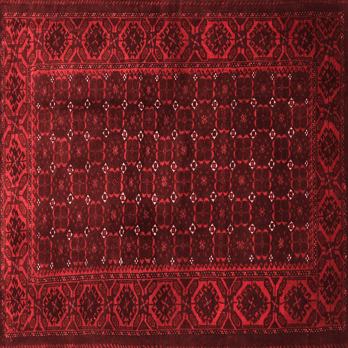 Machine Washable Persian Red Traditional Rug, wshtr1738red