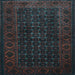 Square Persian Light Blue Traditional Rug, tr1738lblu