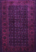 Machine Washable Persian Purple Traditional Area Rugs, wshtr1738pur