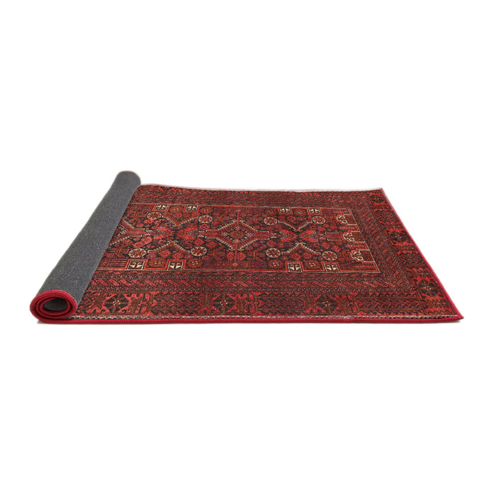 Sideview of Traditional Red Persian Rug, tr1739