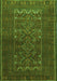 Serging Thickness of Machine Washable Persian Green Traditional Area Rugs, wshtr1739grn