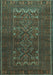 Machine Washable Persian Turquoise Traditional Area Rugs, wshtr1739turq