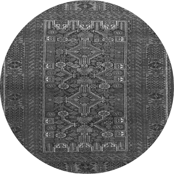 Square Persian Gray Traditional Rug, tr1739gry