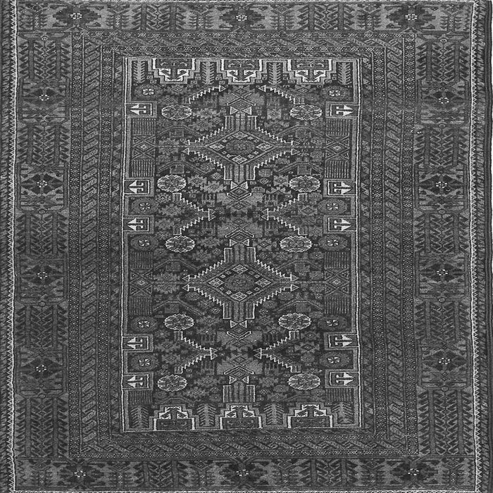 Serging Thickness of Persian Gray Traditional Rug, tr1739gry