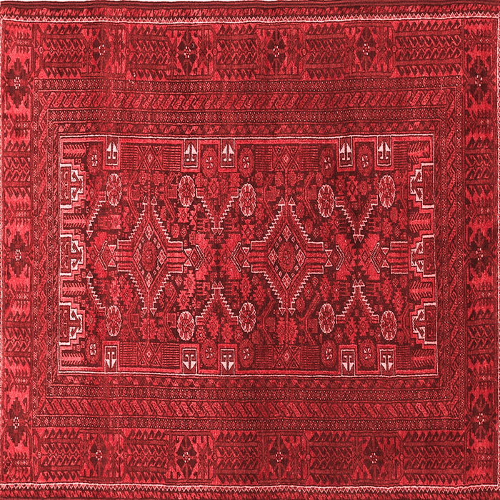 Machine Washable Persian Red Traditional Rug, wshtr1739red