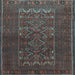 Square Persian Light Blue Traditional Rug, tr1739lblu