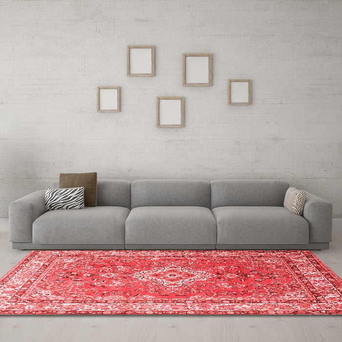 Traditional Red Washable Rugs