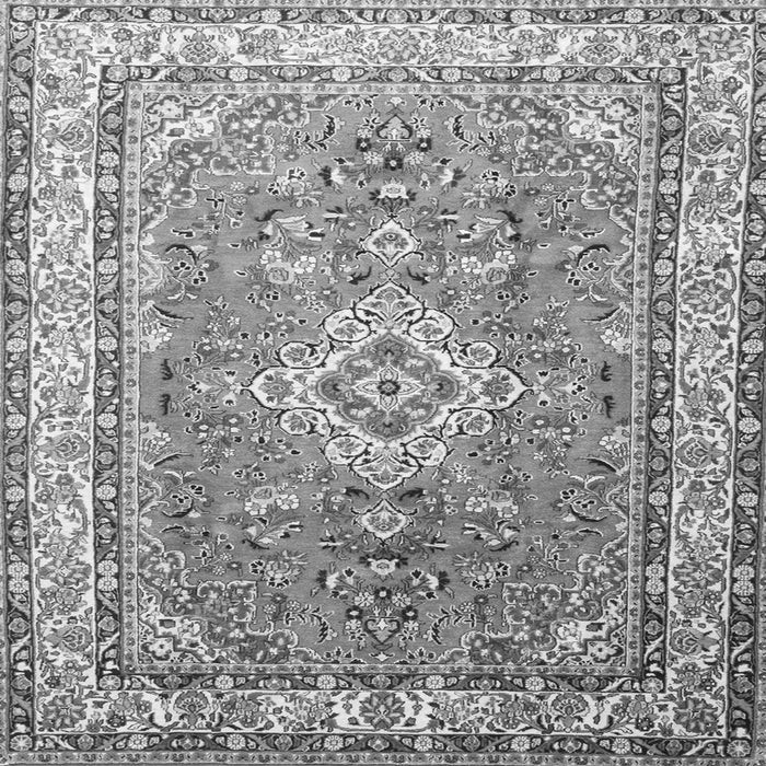 Serging Thickness of Persian Gray Traditional Rug, tr173gry
