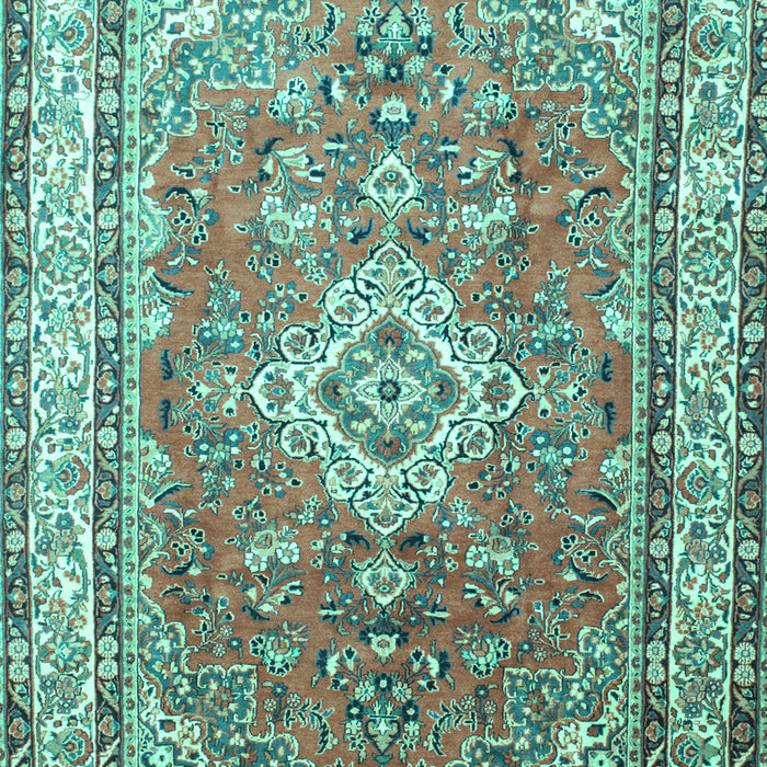 Persian Turquoise Traditional Rug, tr173turq