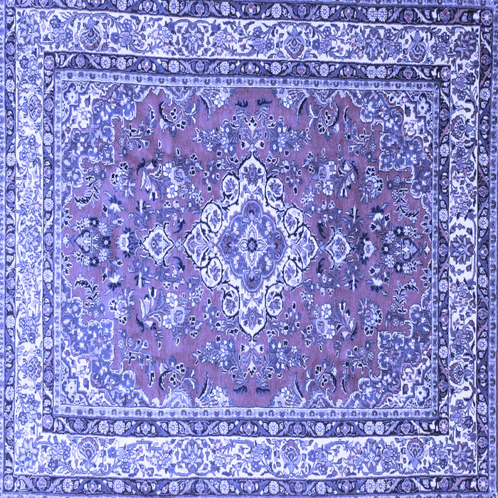 Square Persian Blue Traditional Rug, tr173blu