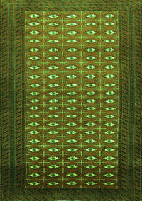 Southwestern Green Country Rug, tr1740grn