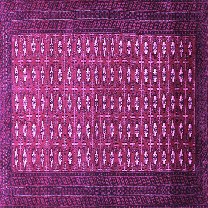 Square Machine Washable Southwestern Purple Country Area Rugs, wshtr1740pur