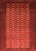 Serging Thickness of Machine Washable Southwestern Orange Country Area Rugs, wshtr1740org