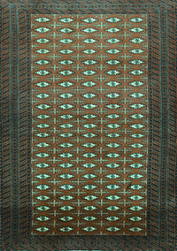 Southwestern Turquoise Country Rug, tr1740turq