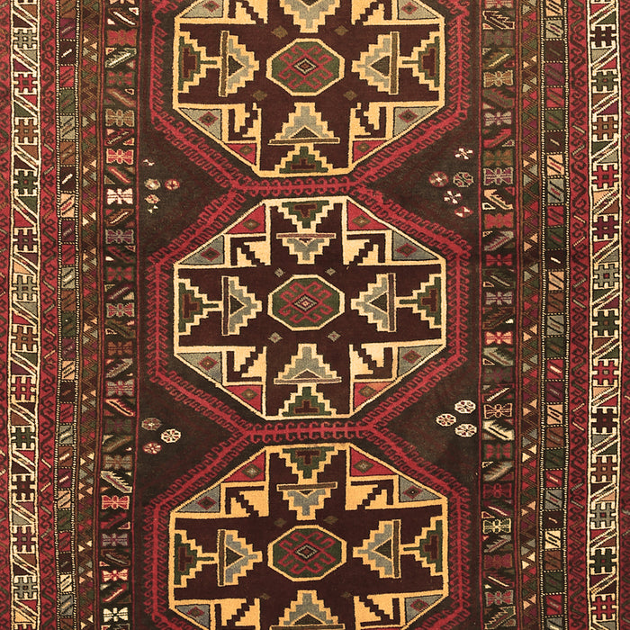Machine Washable Persian Brown Traditional Rug, wshtr1741brn