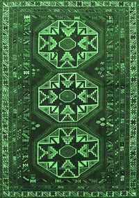 Persian Emerald Green Traditional Rug, tr1741emgrn