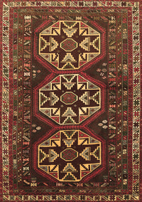 Persian Brown Traditional Rug, tr1741brn