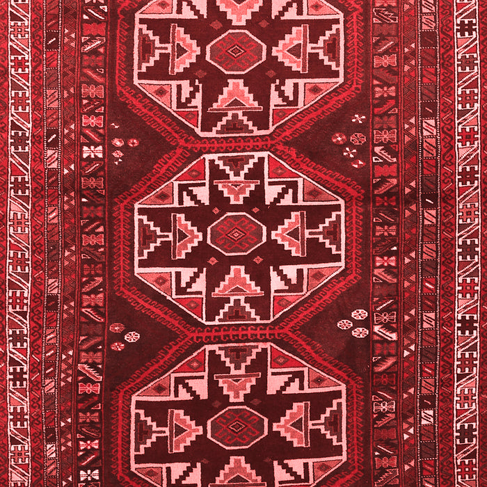 Machine Washable Persian Red Traditional Rug, wshtr1741red