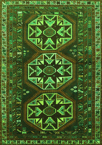 Persian Green Traditional Rug, tr1741grn