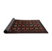 Sideview of Traditional Dark Brown Persian Rug, tr1742