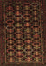 Persian Brown Traditional Rug, tr1742brn