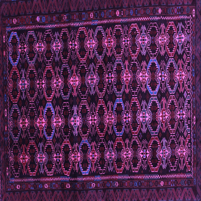 Square Persian Purple Traditional Rug, tr1742pur