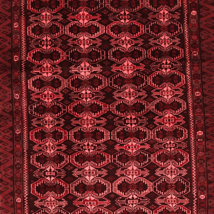 Machine Washable Persian Red Traditional Rug, wshtr1742red
