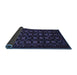Sideview of Persian Blue Traditional Rug, tr1742blu