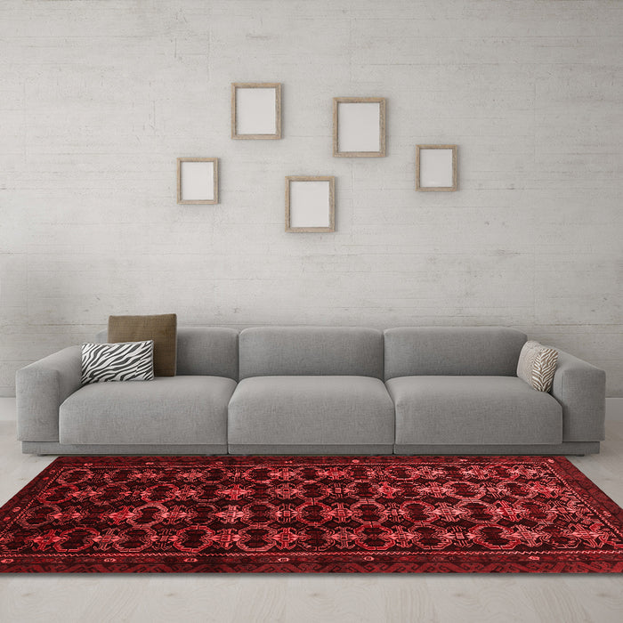 Traditional Red Washable Rugs