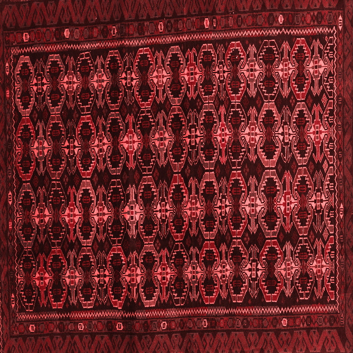 Machine Washable Persian Red Traditional Rug, wshtr1742red