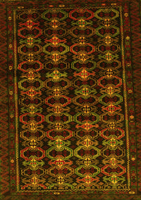 Persian Yellow Traditional Rug, tr1742yw
