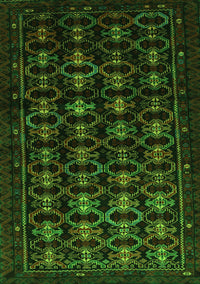 Persian Green Traditional Rug, tr1742grn