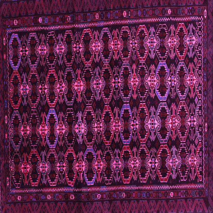 Square Machine Washable Persian Pink Traditional Rug, wshtr1742pnk