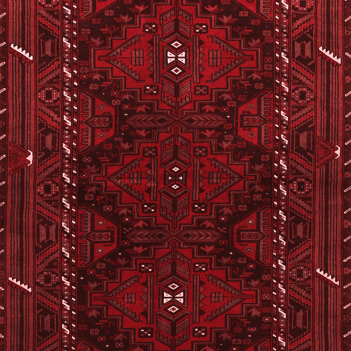 Machine Washable Persian Red Traditional Rug, wshtr1743red