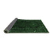 Sideview of Persian Emerald Green Traditional Rug, tr1743emgrn