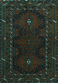 Persian Turquoise Traditional Rug, tr1743turq