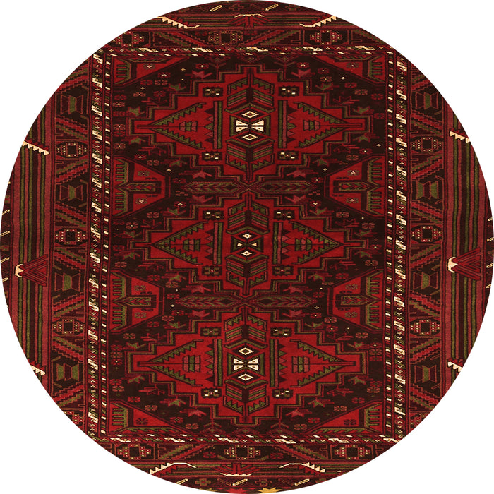 Machine Washable Persian Orange Traditional Area Rugs, wshtr1743org