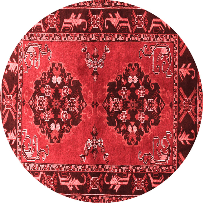 Machine Washable Persian Red Traditional Rug, wshtr1744red