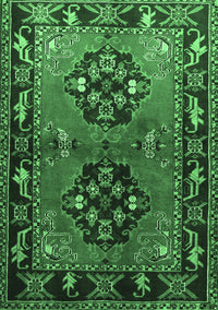 Persian Emerald Green Traditional Rug, tr1744emgrn