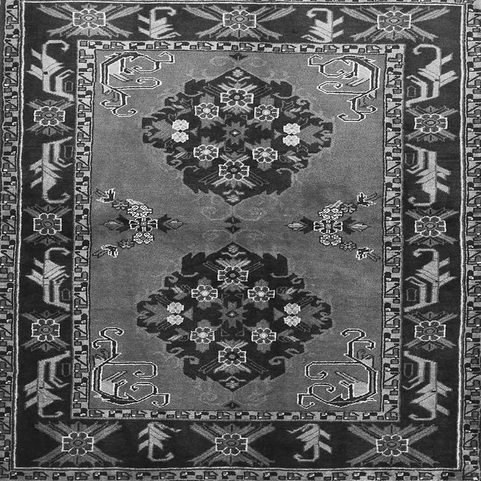Serging Thickness of Persian Gray Traditional Rug, tr1744gry
