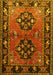 Machine Washable Persian Yellow Traditional Rug, wshtr1744yw