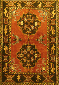 Persian Yellow Traditional Rug, tr1744yw