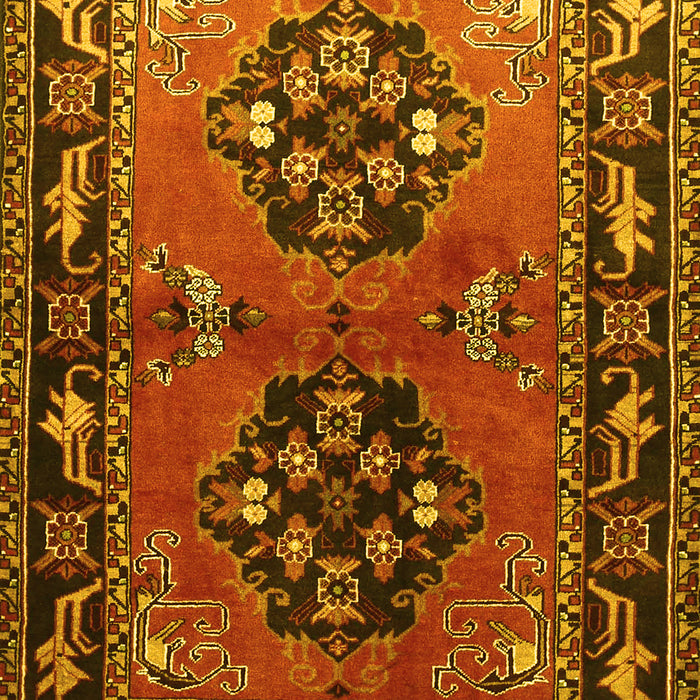 Persian Yellow Traditional Rug, tr1744yw